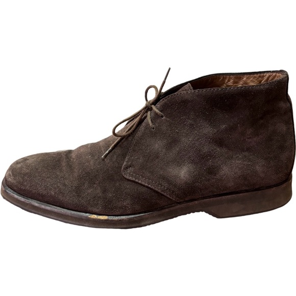 Ermenegildo Zegna Brown Suede Chukka Boots Mens US 10 EE - Picture 3 of 9